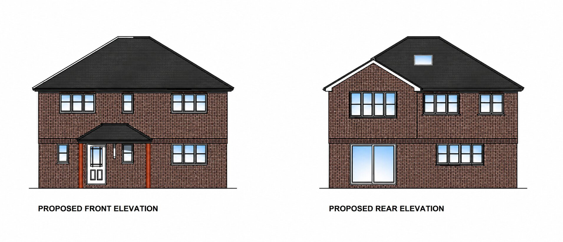Lot: 65 - LAND WITH PLANNING FOR TWO DETACHED FOUR-BEDROOM HOUSES - 